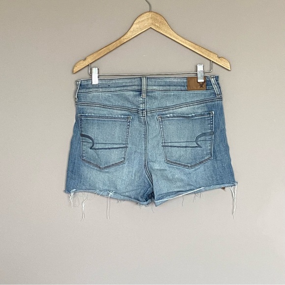High Rise Denim Shorts - Picture 2 of 3